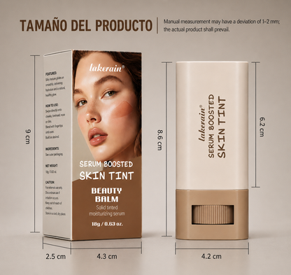 SERUM BOOSTED SKIN TINT (barra de maquillaje color y sérum nutritivo) LAKERAIN