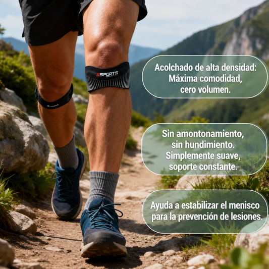 CORREA DE PRECISIÓN PARA RODILLA  (Soporte localizado para acompañarte en cada movimiento)