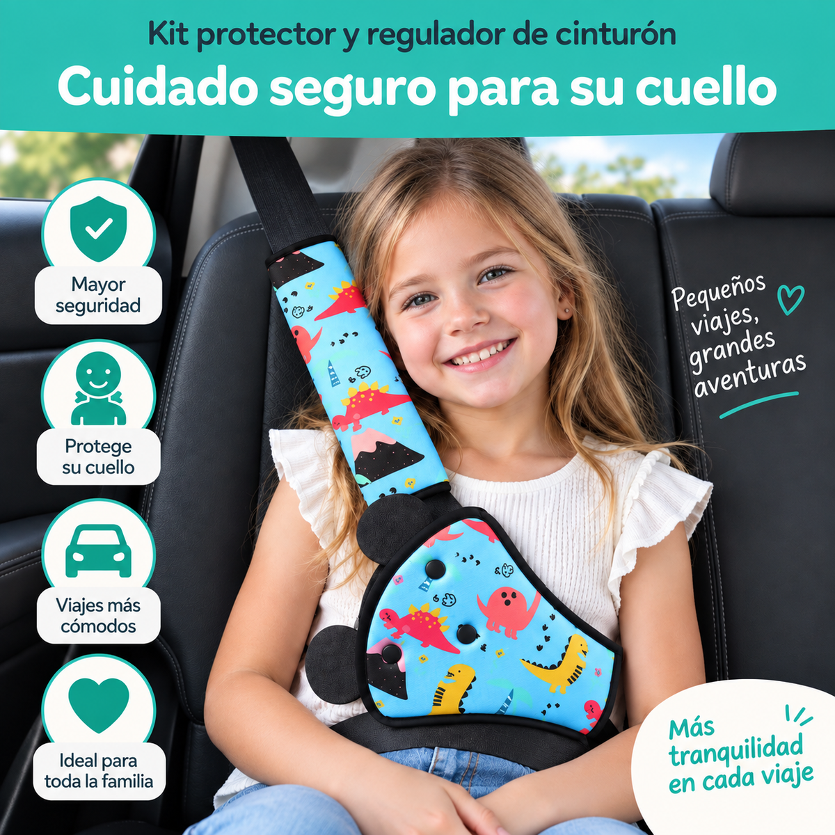 Kit Protector de Cinturón para Niños