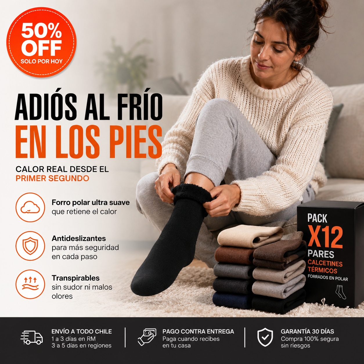 Calcetines Pro™ Pack x12 Calcetines Invierno